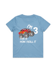 MONSTER TRUCK T-SHIRT BIRTHDAY CUSTOM