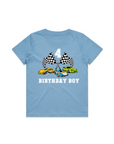 RACING CARS  T-SHIRT BIRTHDAY CUSTOM