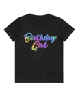 BIRTHDAY GIRL RAINBOW  T-SHIRT