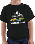 RACING CARS  T-SHIRT BIRTHDAY CUSTOM