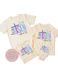 EASTER HE IS RISEN  TSHIRT FAMILY MATCHING