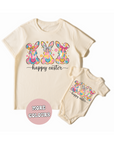 HAPPY EASTER COQUETTE BUNNY  TSHIRT