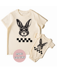 COOL BUNNY  TSHIRT FAMILY MATCHING