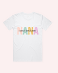 ADULT NANA AND  KID'S NAME T-SHIRT- Personalised