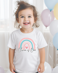 ONE FIRST BIRTHDAY RAINBOW T-SHIRT CUSTOM