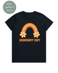 HARMONY DAY RETRO RAINBOW  T-SHIRT