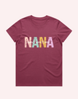 ADULT NANA AND  KID'S NAME T-SHIRT- Personalised