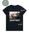 CUSTOM T-SHIRT WITH YOUR OWN PHOTO AND TEXT