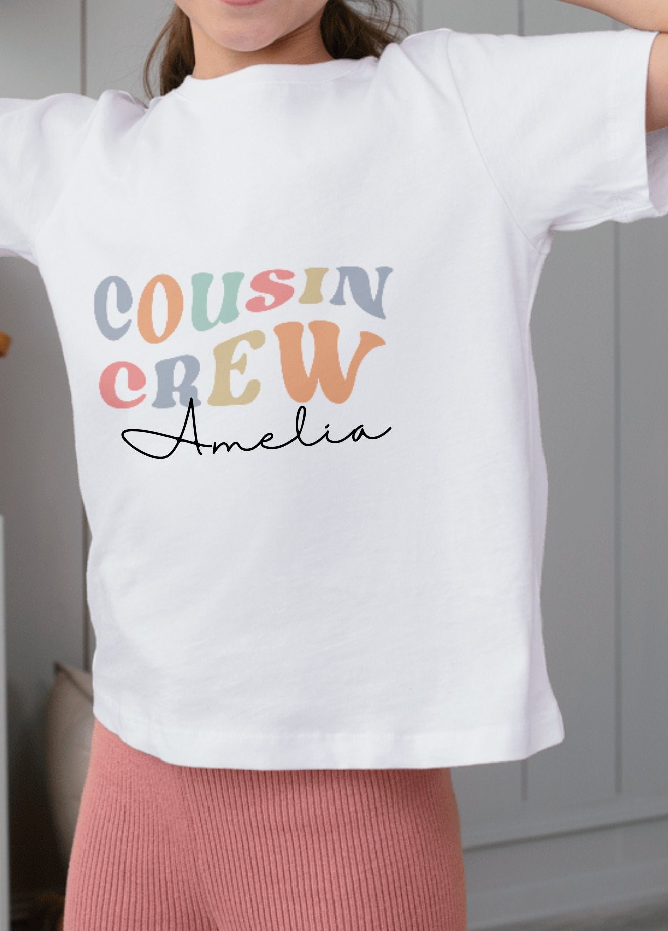 COUSIN CREW TEE - Personalised - Toots Kids