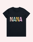 ADULT NANA AND  KID'S NAME T-SHIRT- Personalised