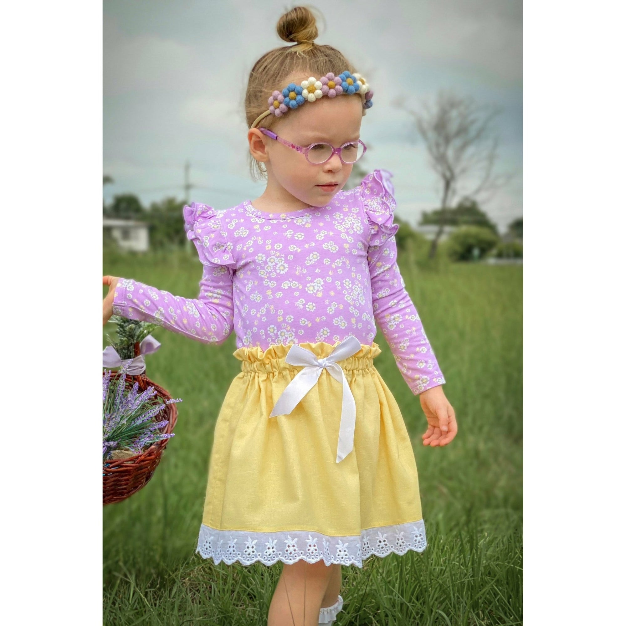 AUDREY LONG SLEEVE FLUTTER - Toots Kids