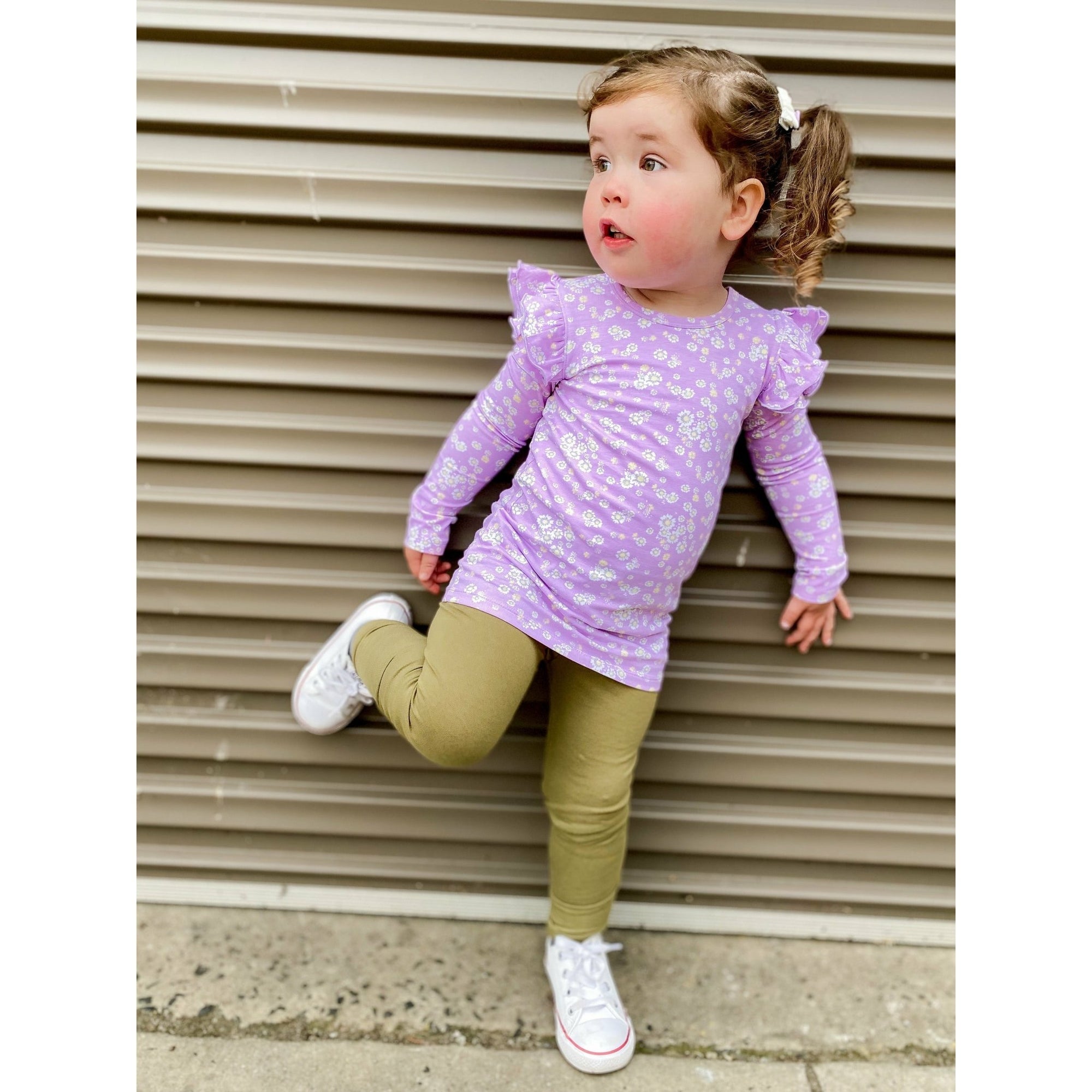 AUDREY LONG SLEEVE FLUTTER - Toots Kids