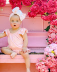 BABY PINK ROMPER - Toots Kids