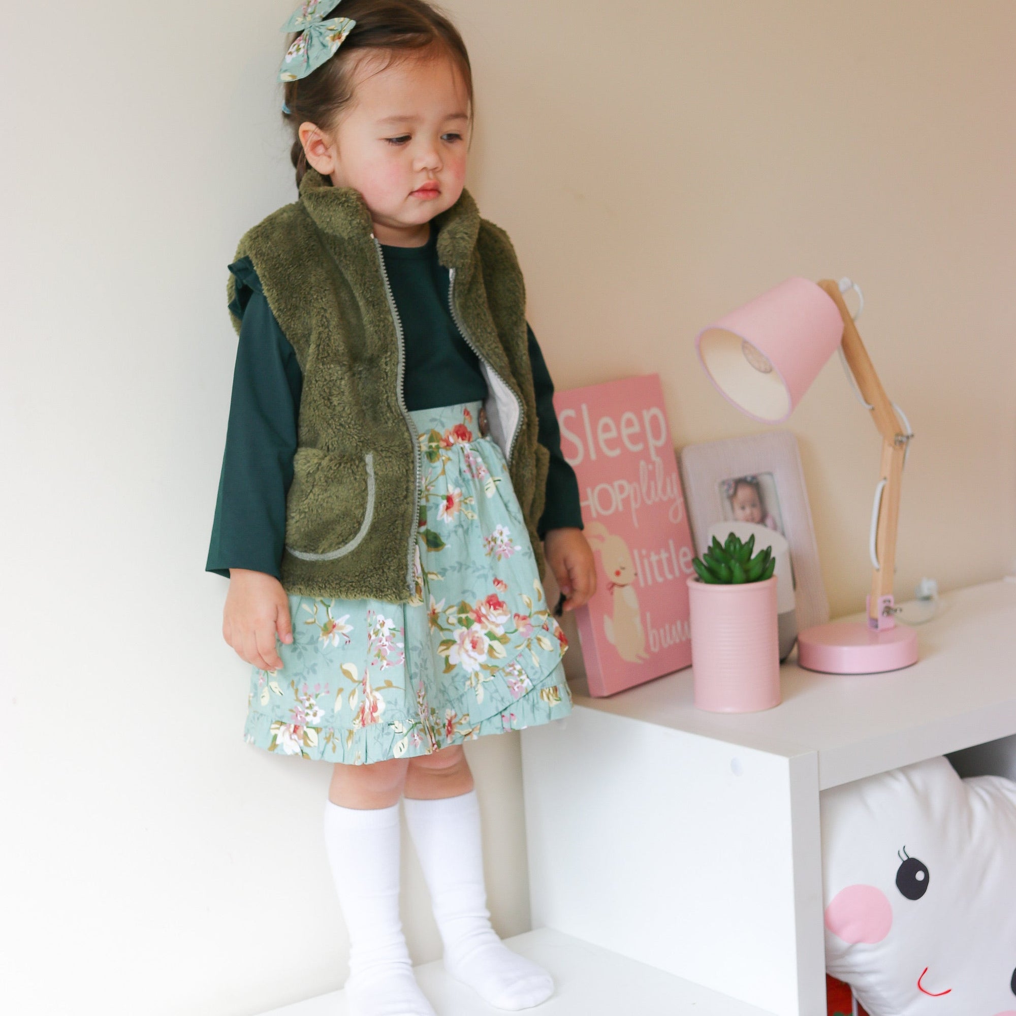 CROCODILE FUR VEST - Toots Kids