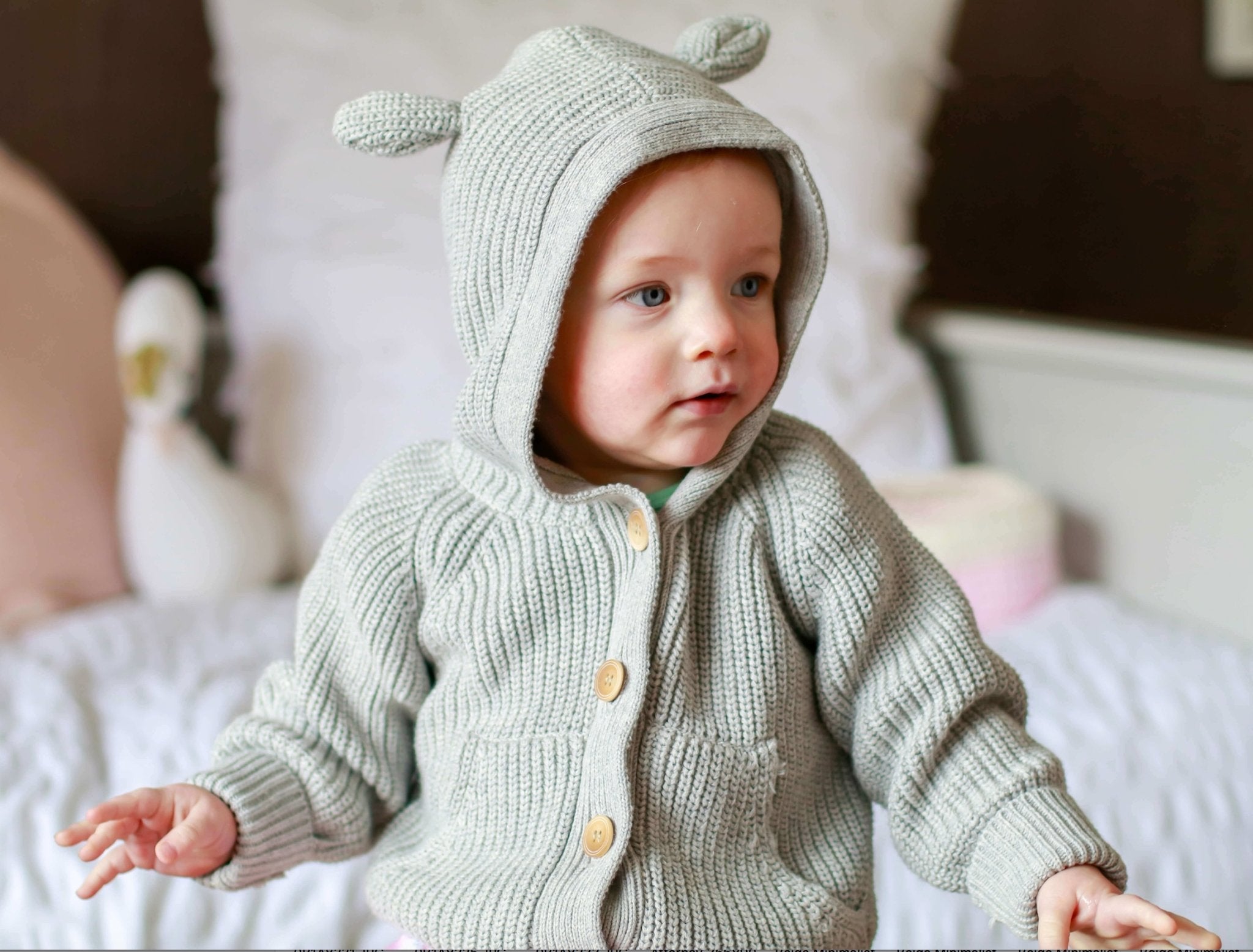 Baby hot sale cardigan grey