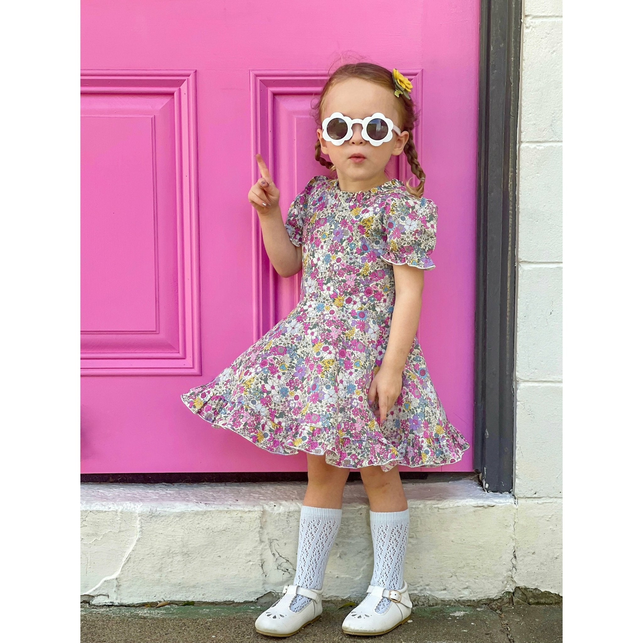 Kids hot sale frill frock