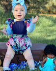 KRISTY BUTTON ROMPER - Toots Kids