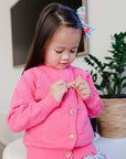 MAGNOLIA PINK CARDIGAN - Toots Kids