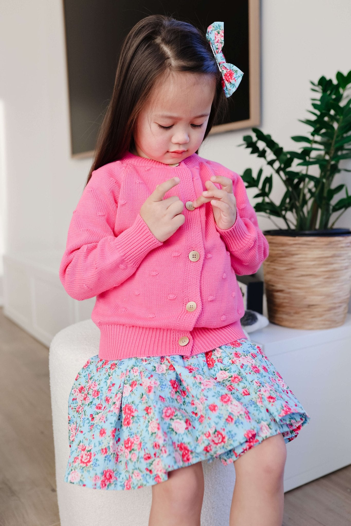 MAGNOLIA PINK CARDIGAN - Toots Kids