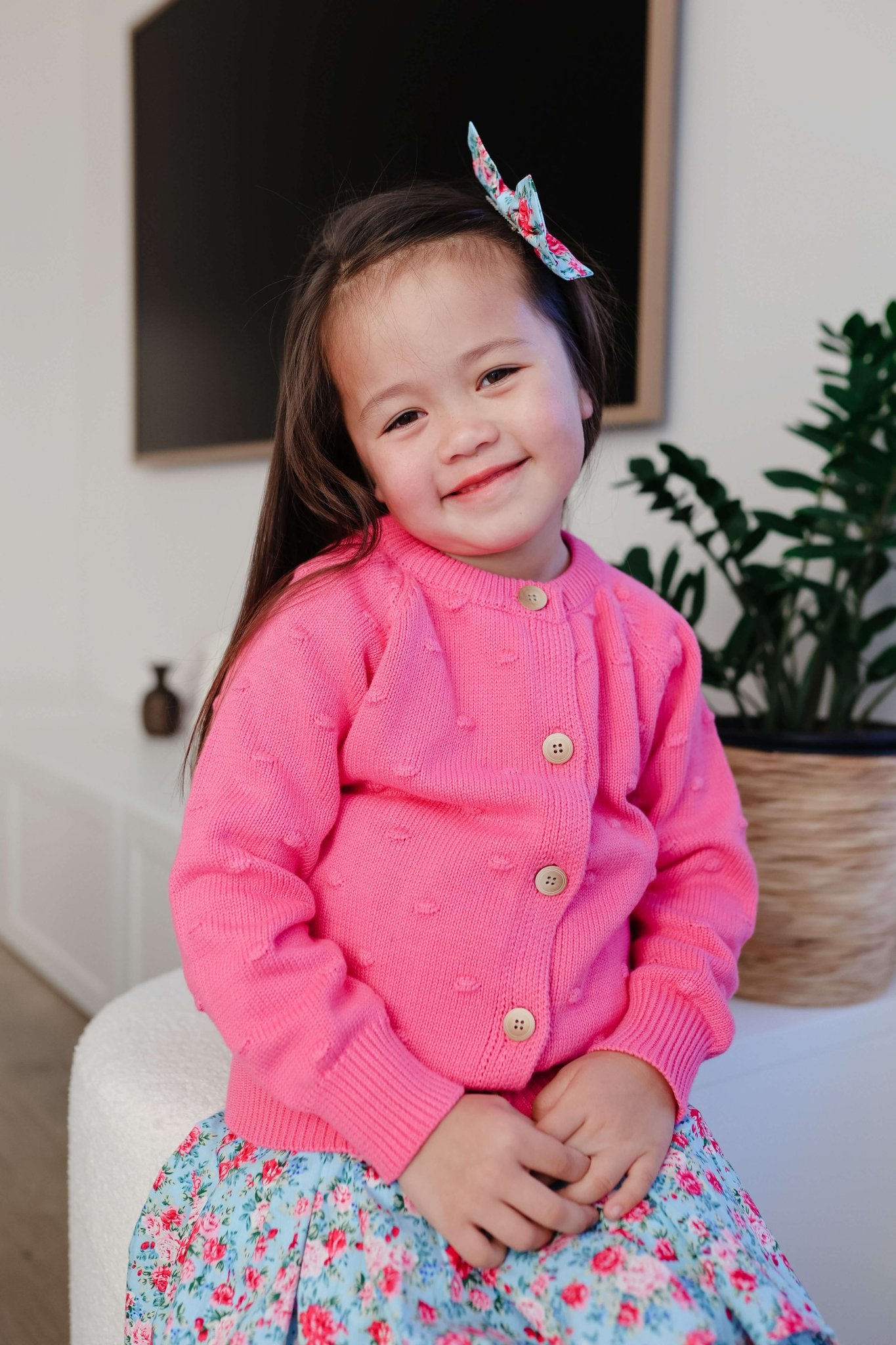 Baby girl deals pink cardigan