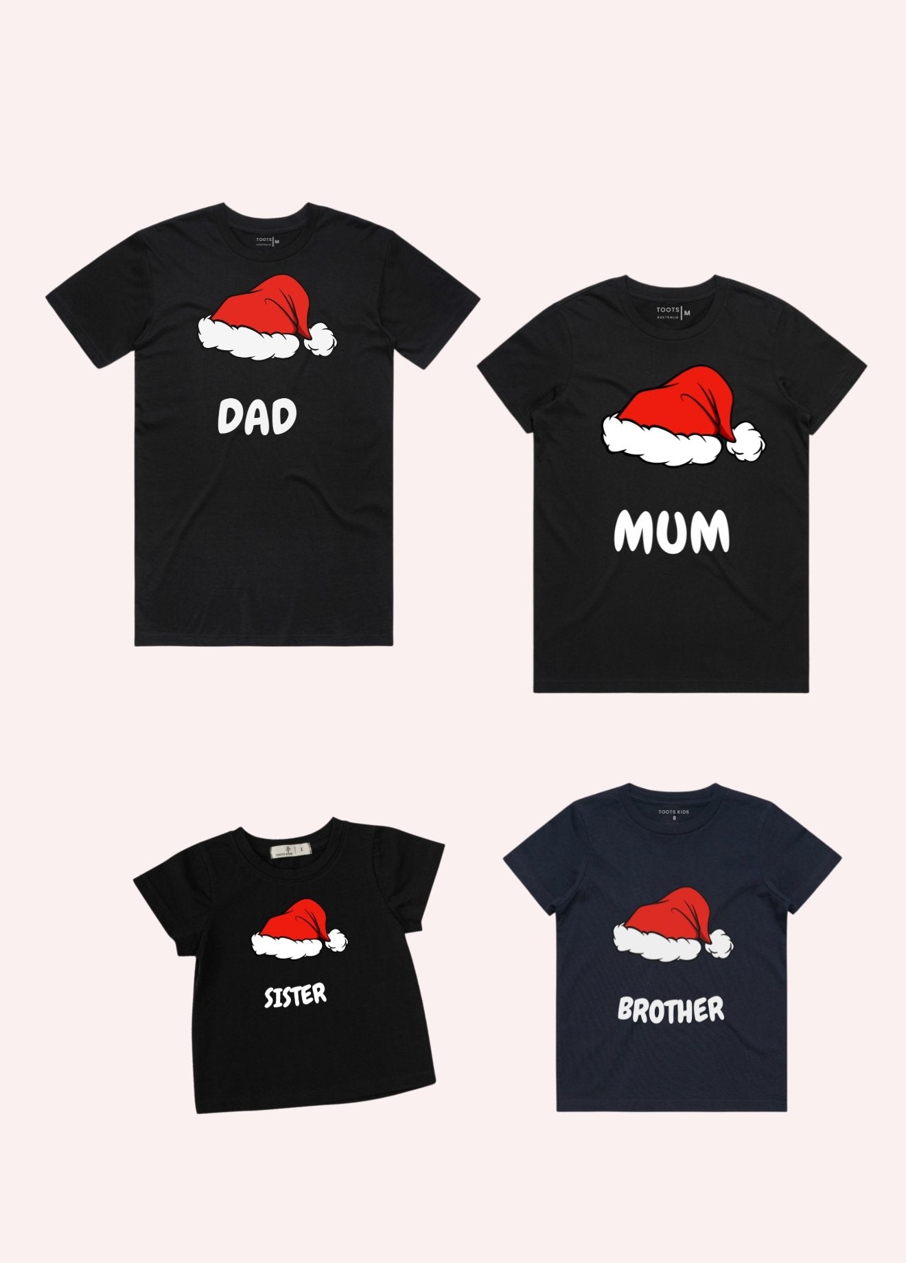 MUM DAD CHRISTMAS T SHIRT - Toots Kids