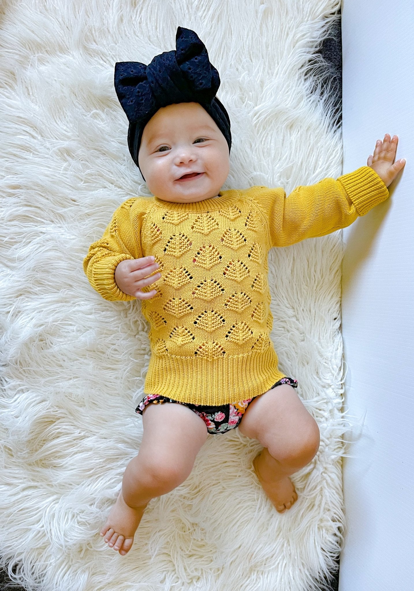 MUSTARD KNIT JUMPER - Toots Kids