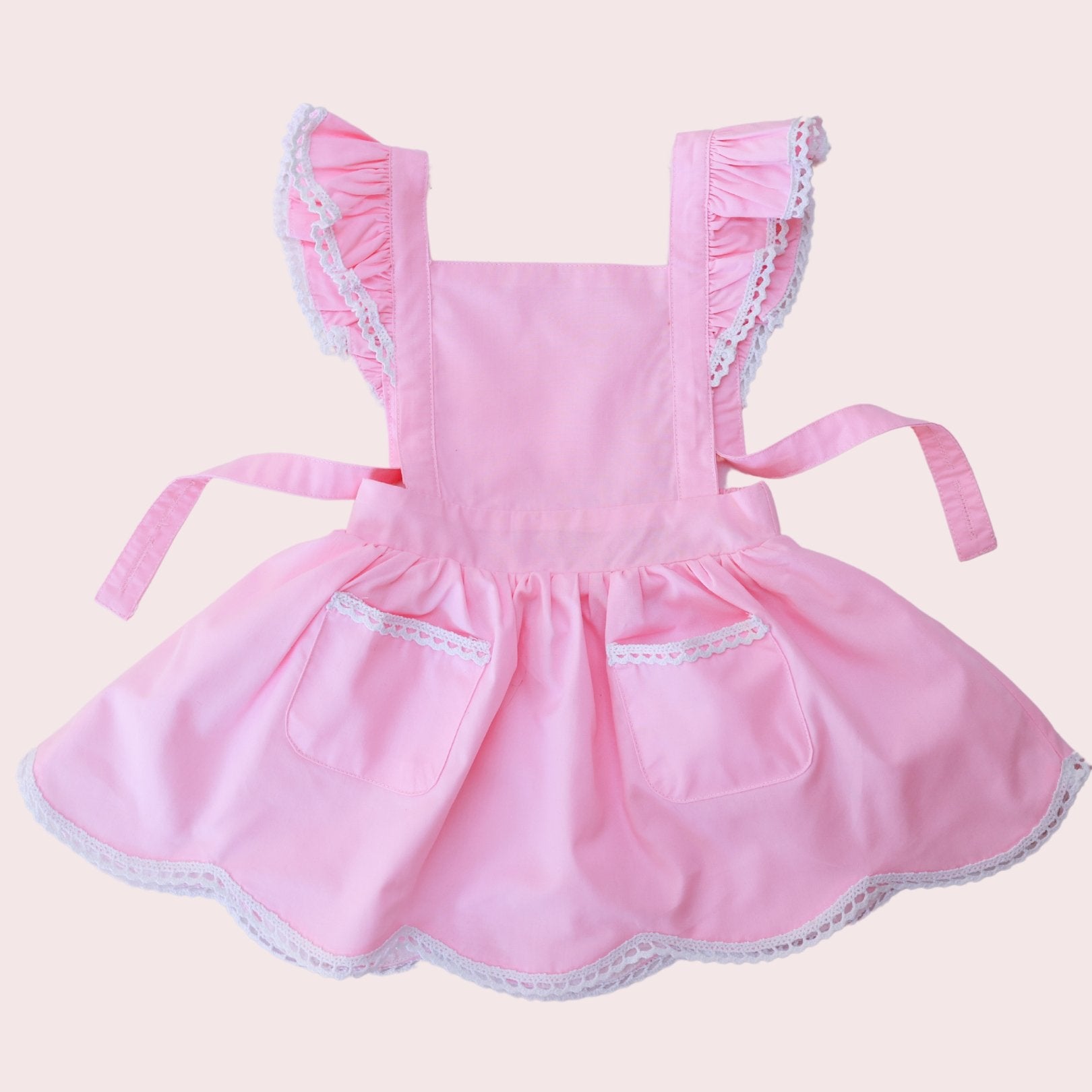 PINK FLUTTER PINNY - Toots Kids