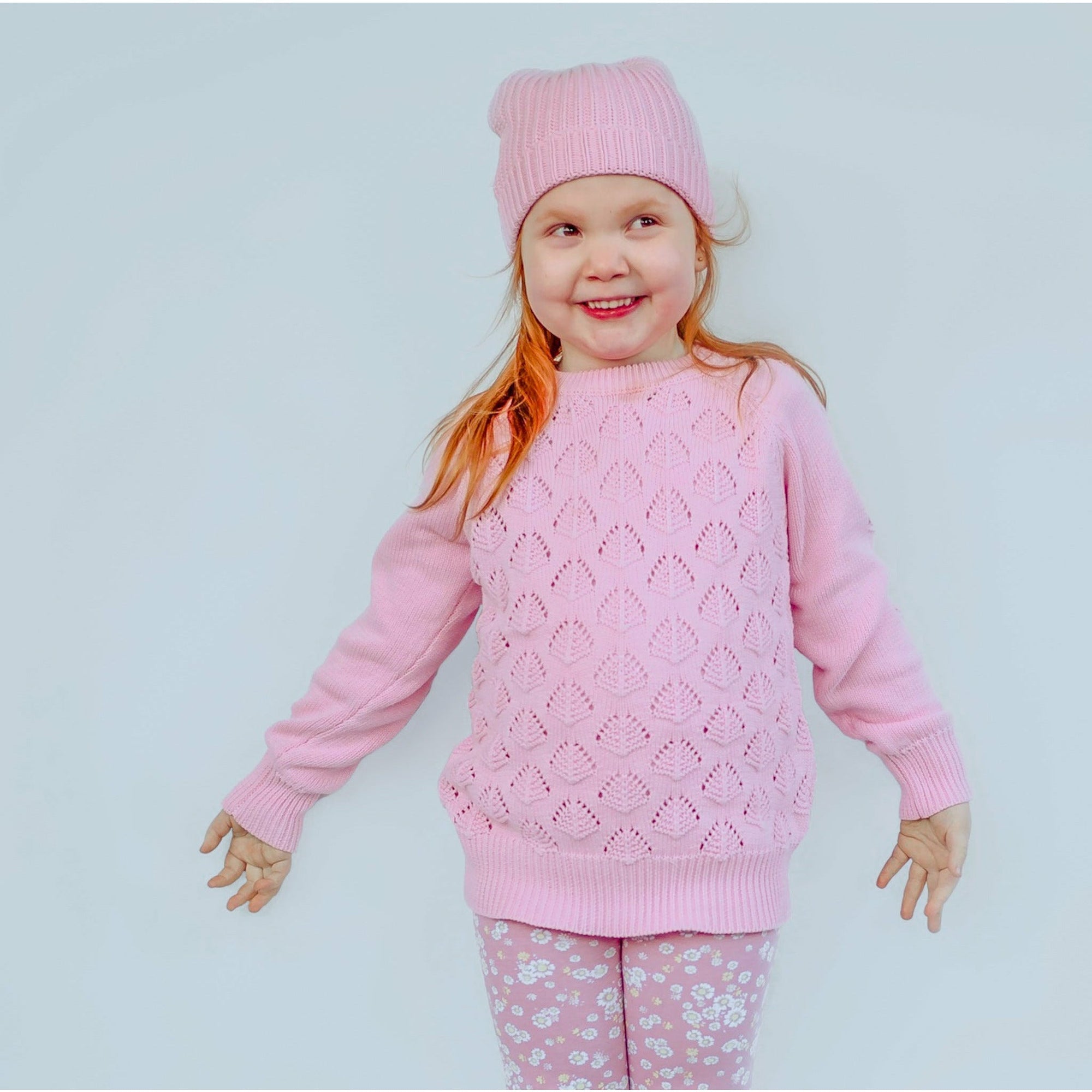 PINK KNIT JUMPER - Toots Kids