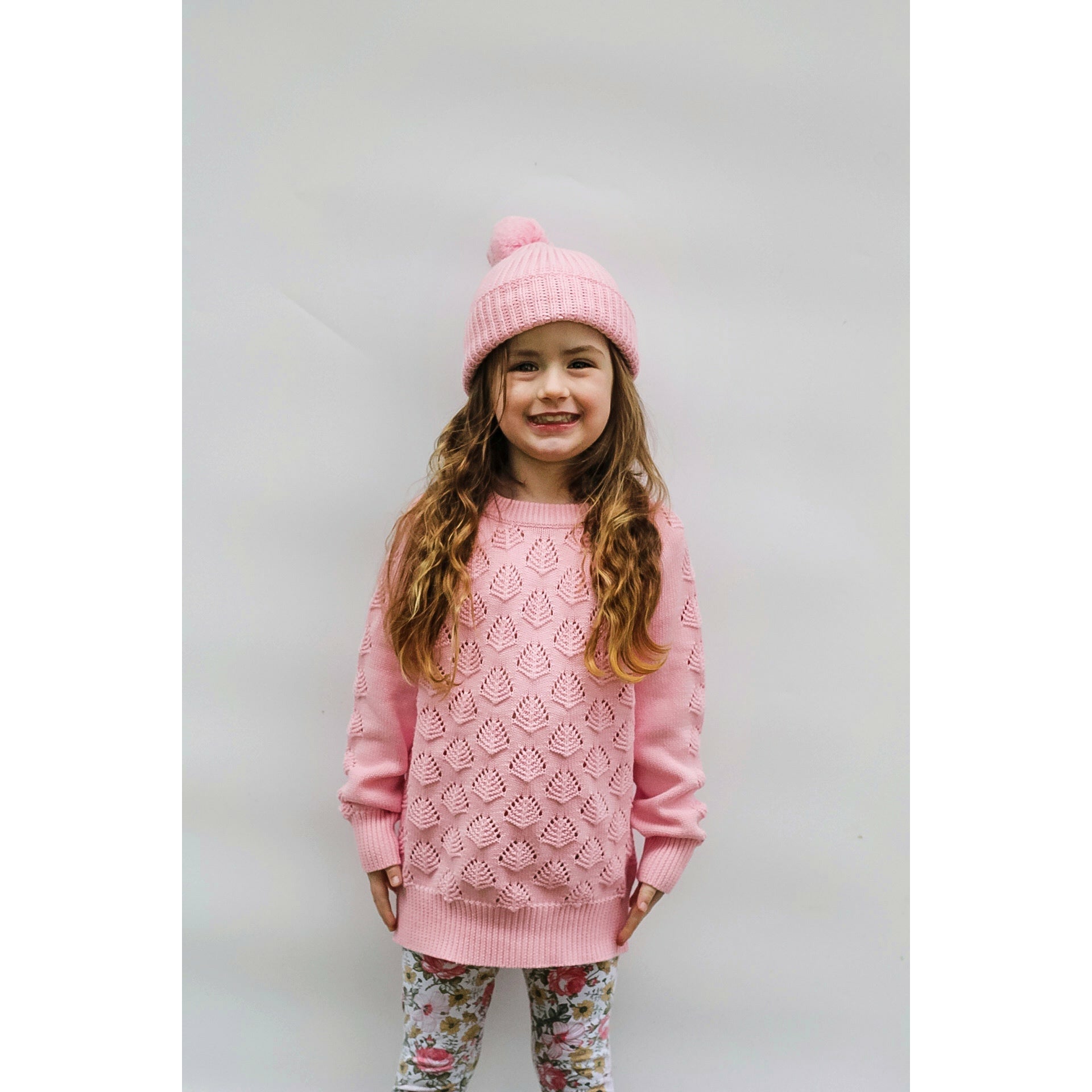 PINK KNIT JUMPER - Toots Kids