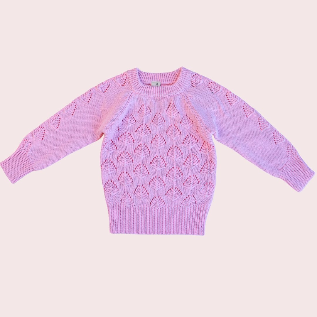 PINK KNIT JUMPER - Toots Kids