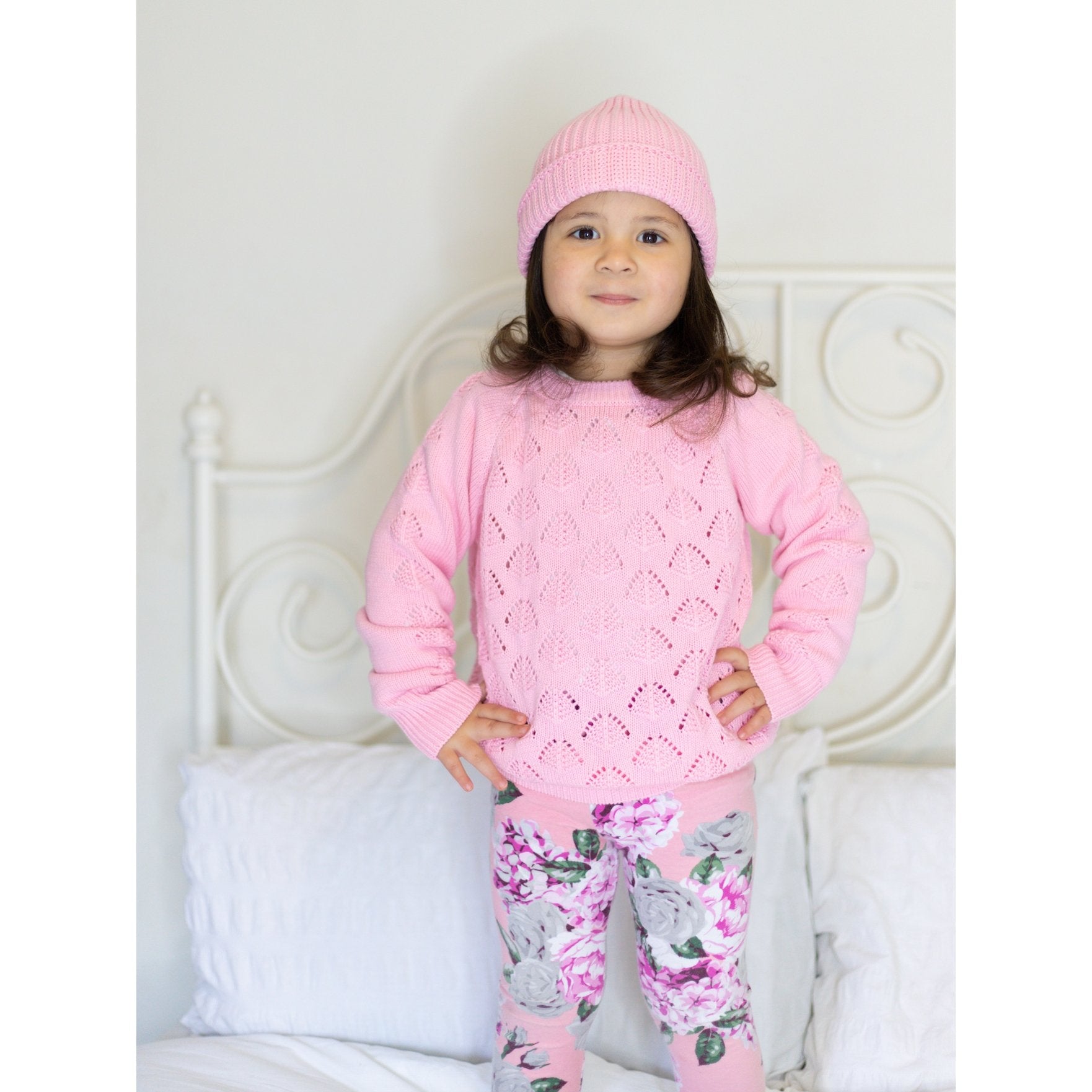 PINK KNIT JUMPER - Toots Kids