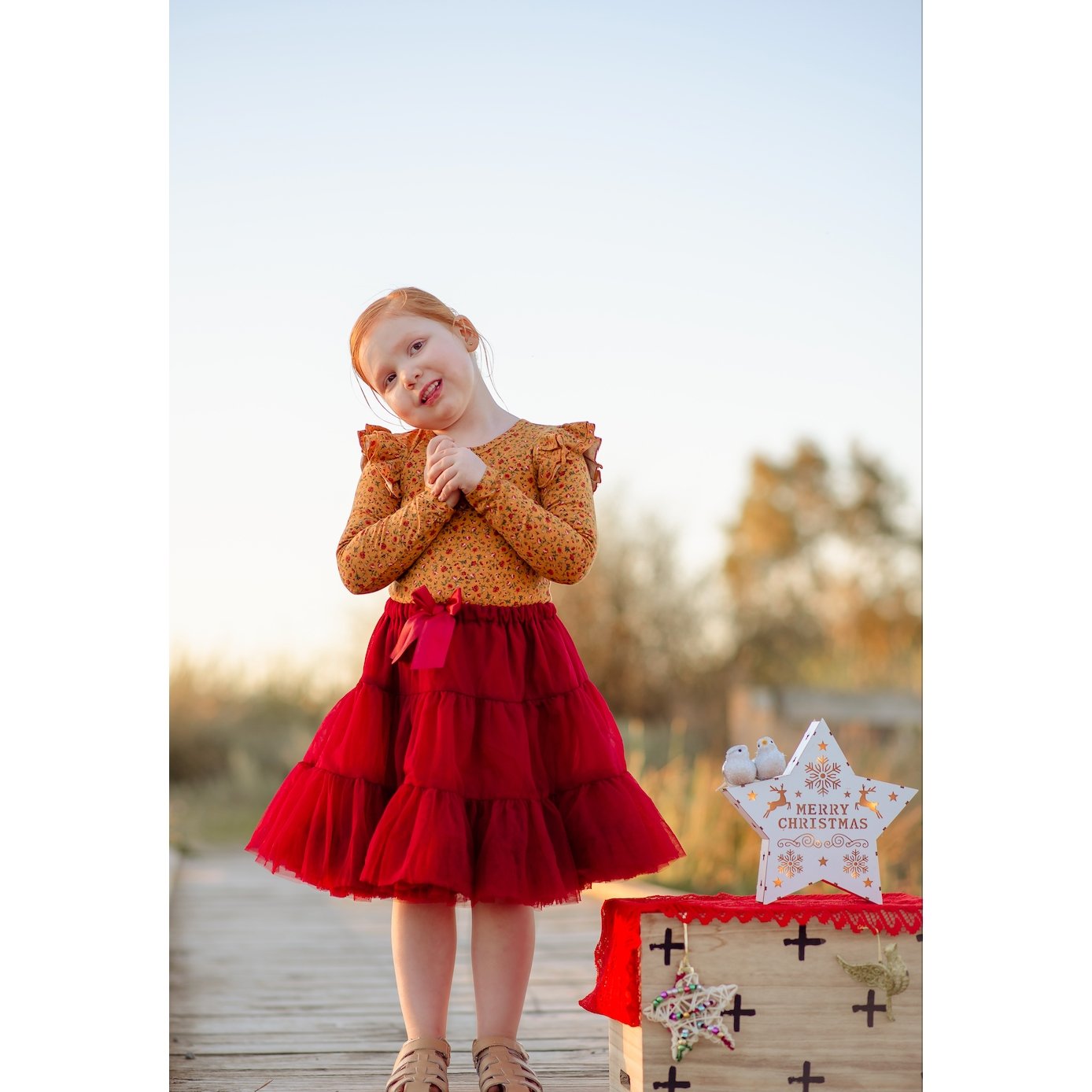 Red tutu skirt sales for girl