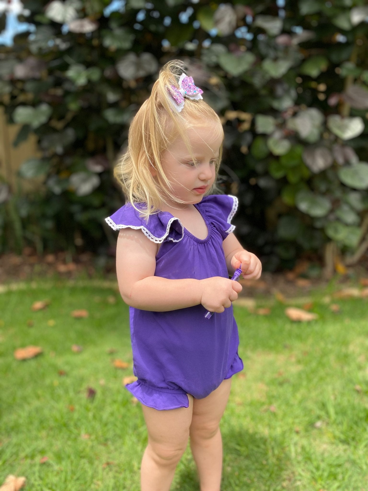 ULTRA VIOLET ROMPER - Toots Kids