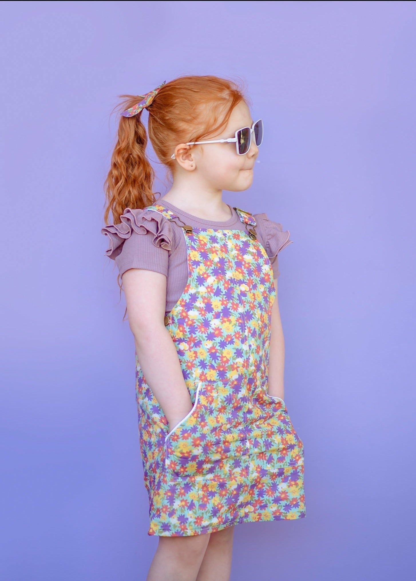 VERA OVERALL DRESS - Toots Kids