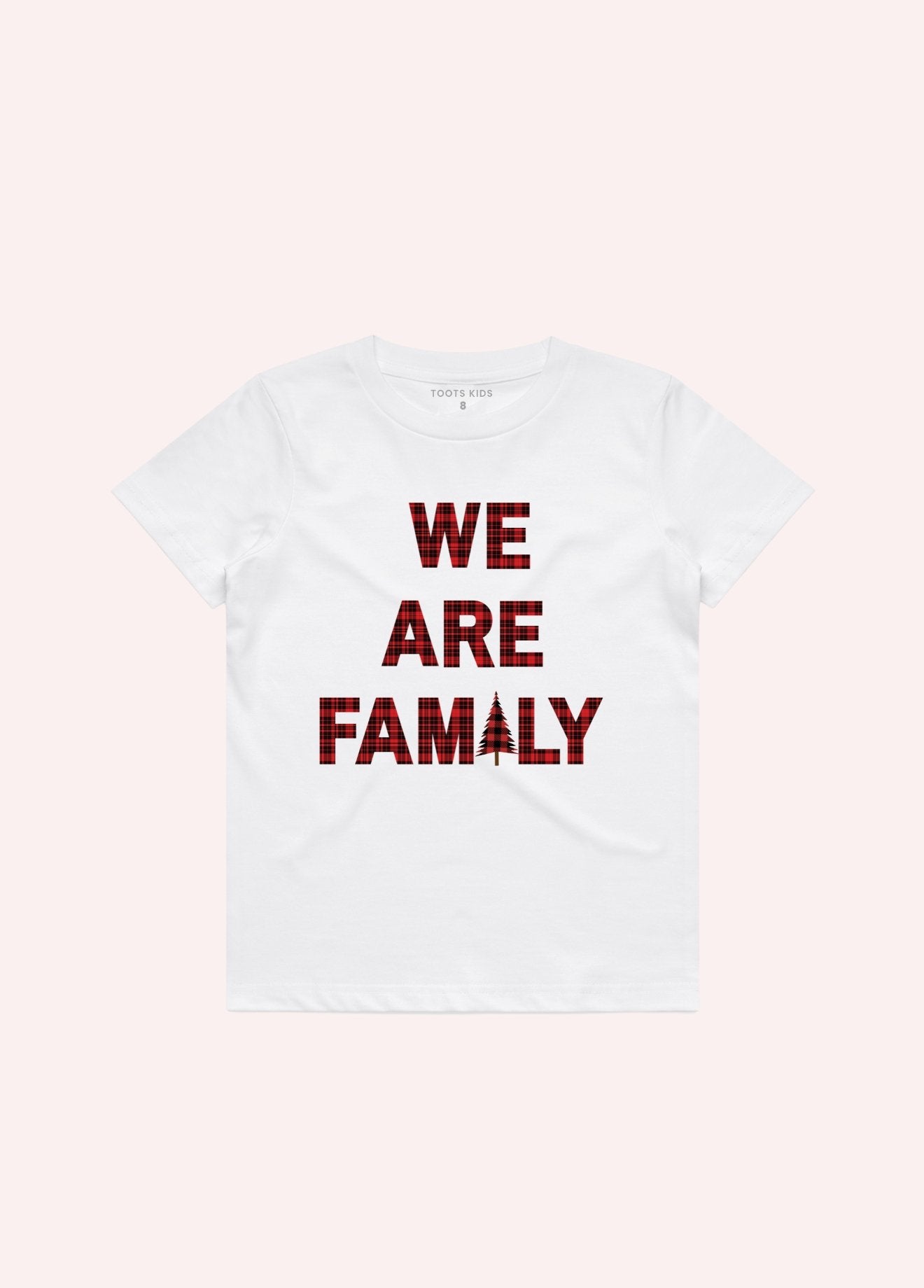 WE ARE FAMILY CHRISTMAS KIDS T-SHIRT - Toots Kids