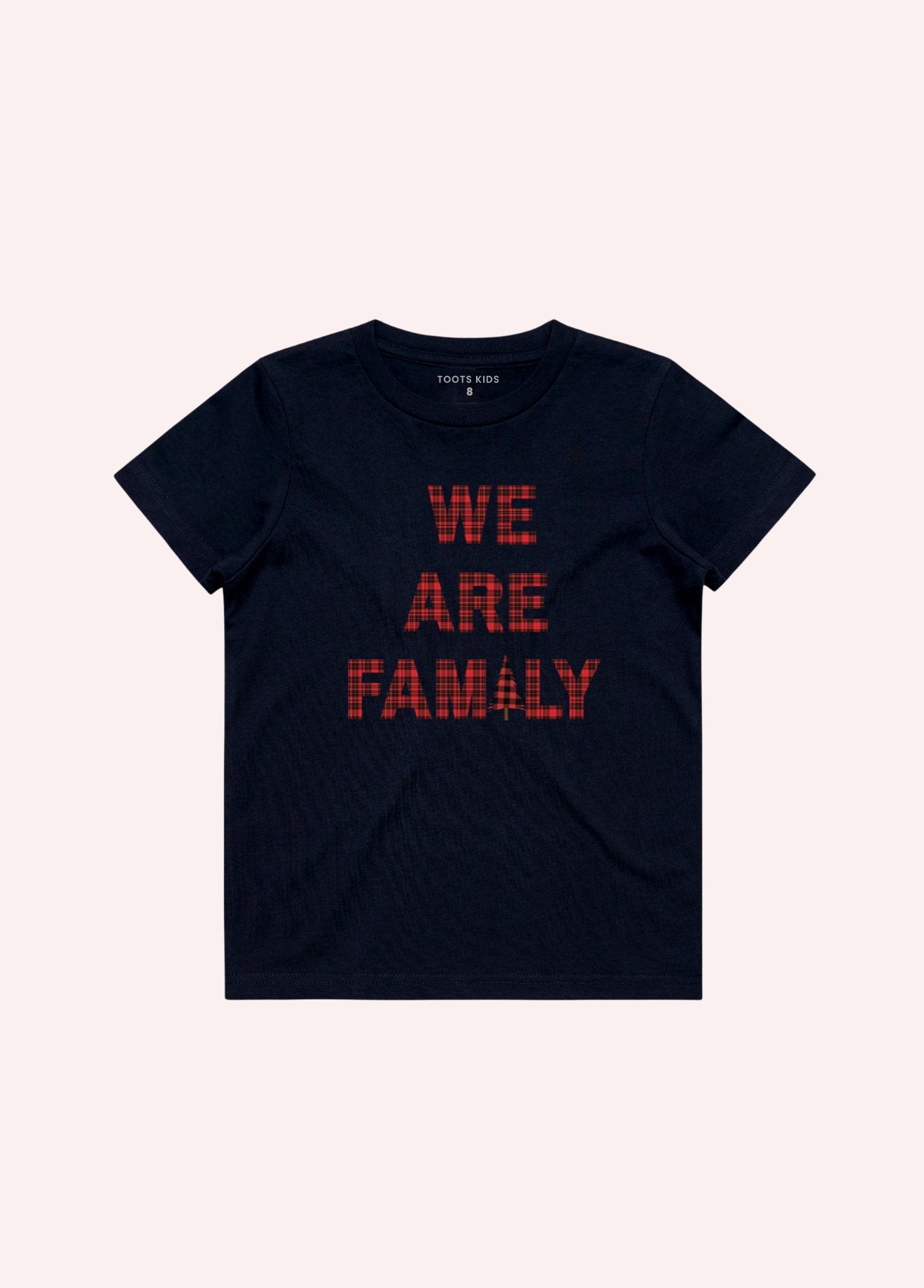 WE ARE FAMILY CHRISTMAS KIDS T-SHIRT - Toots Kids