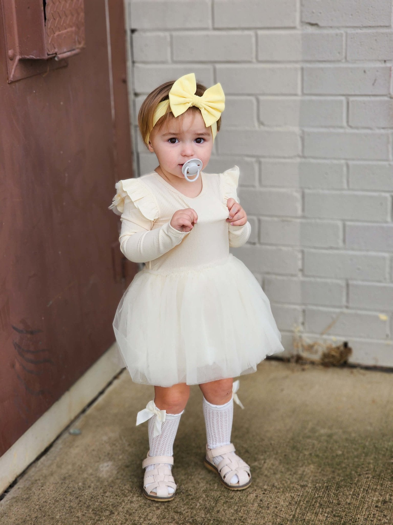 All white shop tutu outfit