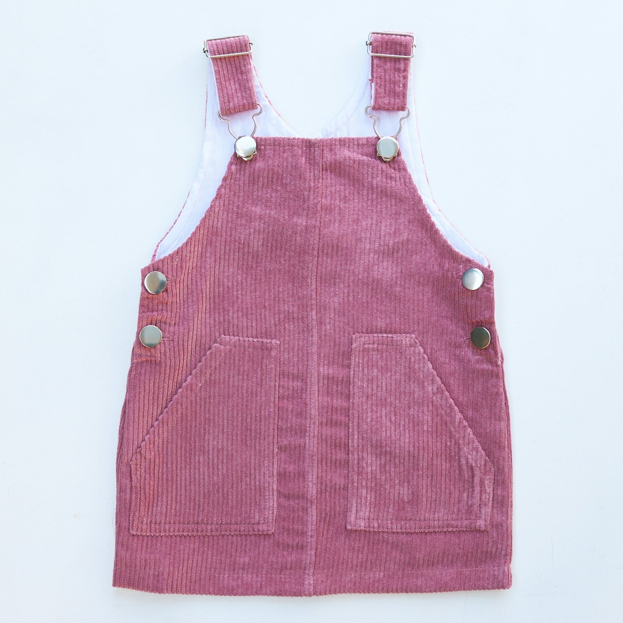 WOODROSE OVERALL DRESS - Toots Kids